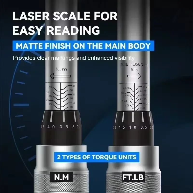 Torque Wrench 5-350N.m Freely Set Torque Value Square Drive Torque Wrench Professional Bicycle And Car Maintenance Tool