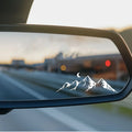 Mountains and Moon Scenery Car Sticker, Window and Mirror Decal - view 15