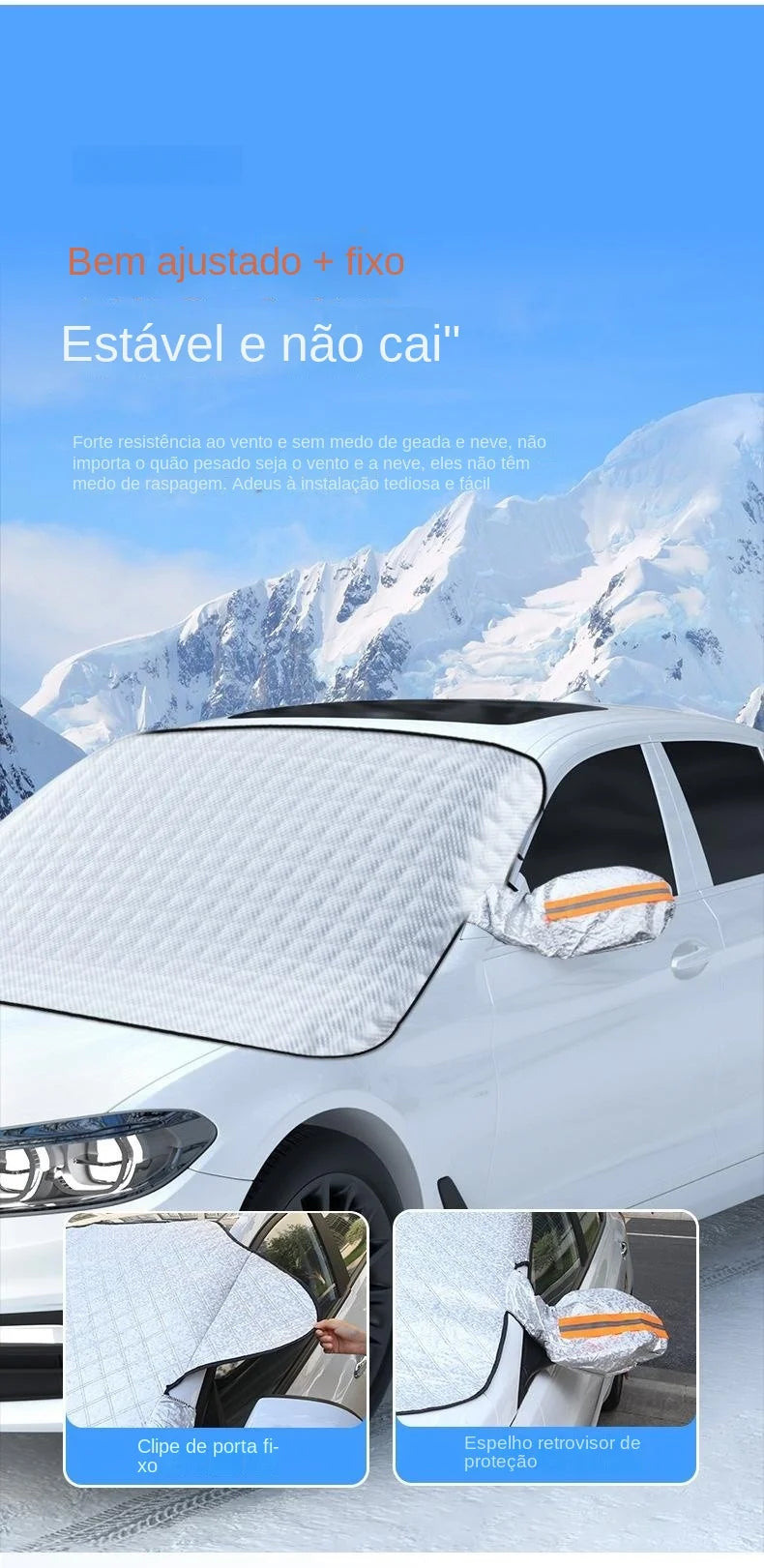 Windshield Snow and Sun Shade Cover