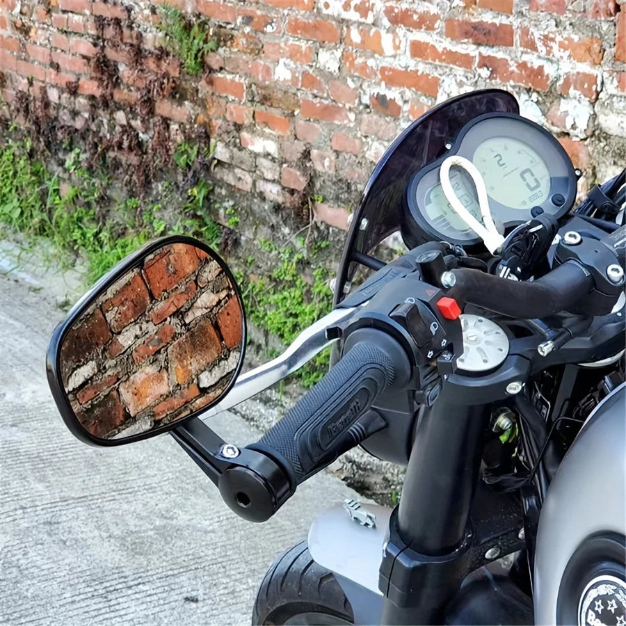 Handlebar Rearview Mirrors for Harley Motorcycles - image 2
