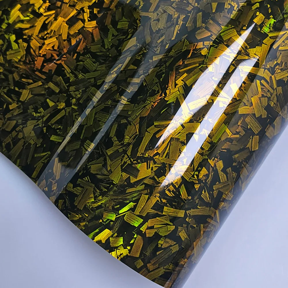 50 x 30cm Carbon Fiber Vinyl Wrap Film, High Gloss 3D 6D Effect - view 12