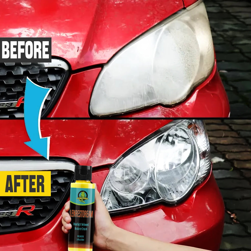 Headlight Restoration Polish for Yellowed Headlights