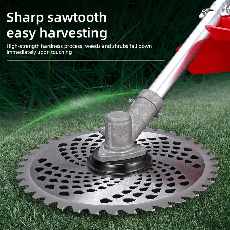 10-Inch 60-Tooth Circular Grass Cutting Blade with Accessories