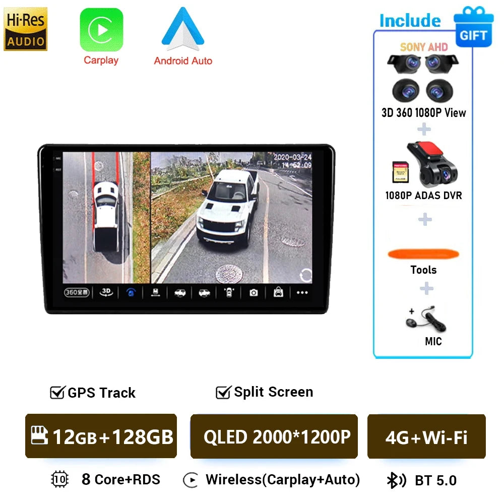 9" Android 16 Carplay Multimedia Stereo for Citroen C5 2008-2017 - image 11