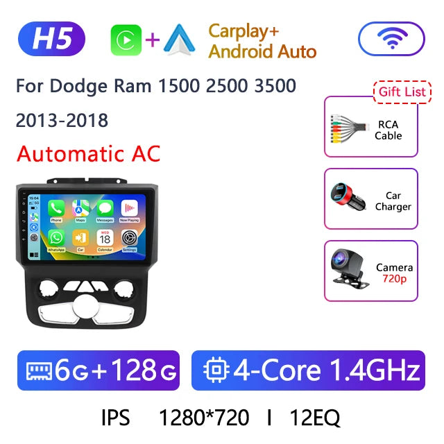 9" Android 12 Car Stereo for Dodge Ram 1500-3500, 6GB+128GB - image 40
