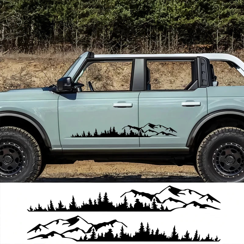 Carlow Hills Forest Vinyl Car Sticker - Nature Decal