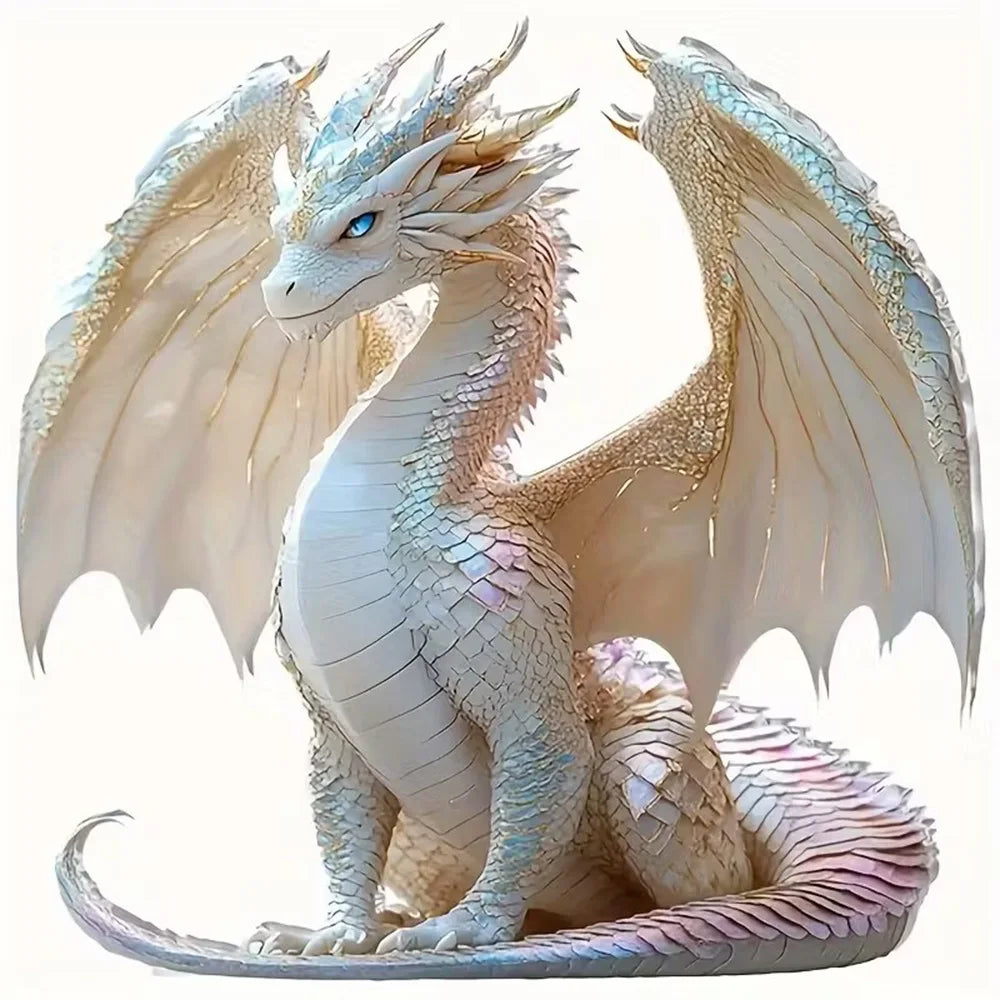 White Dragon Vinyl Decal Sticker for Car, Van and RV, Waterproof - view 9
