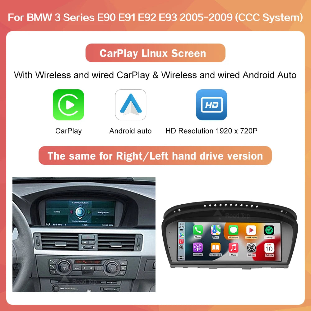 8.8" BMW Touch Screen Display with Wireless CarPlay & Android Auto - image 8