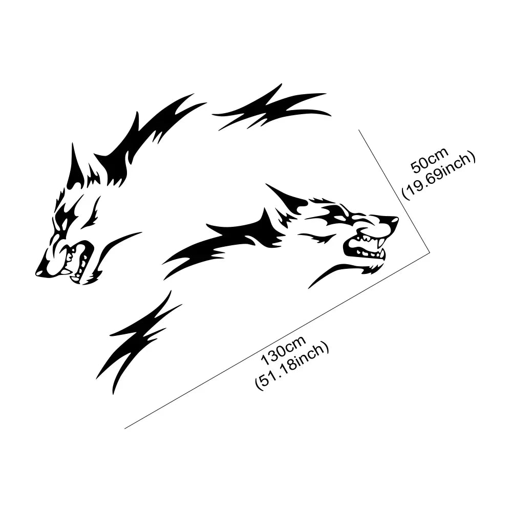 Coyote Pattern Side Body Decal Set, 2 Pieces