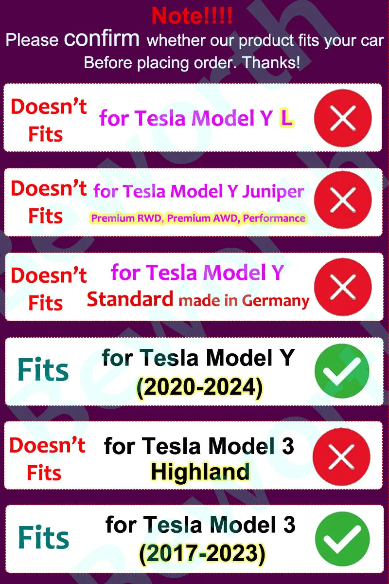 Center Console Organizer Trays for Tesla Model 3 and Model Y
