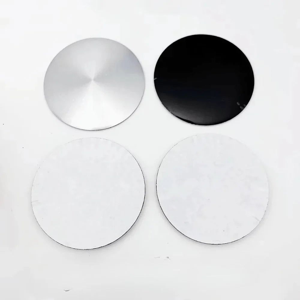 Solid Color Wheel Center Hub Caps, 4-Piece Set