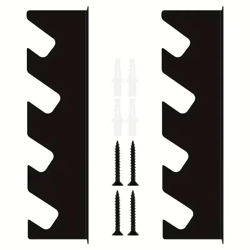 Garage Tool Organizer Wall Mount, Shed Yard Organization Racks for Walls, Horizontal Tool Racks, Shovels and Rakes, 4Floors