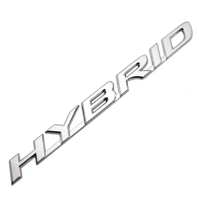 3D Metal Hybrid Letter Trunk and Fender Emblem Badge Decal - view 7
