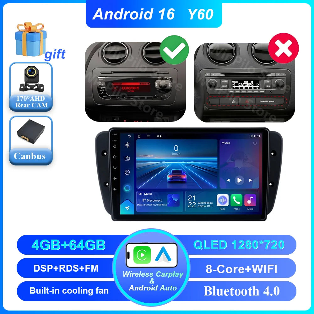 Android Car Radio for Seat Ibiza MK4 2008-2015 | CarPlay & GPS - image 11