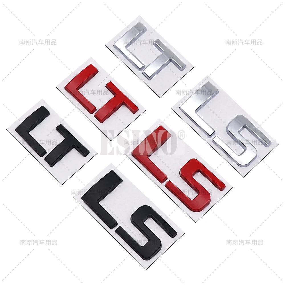 3D Metal LT/LS Badge Emblem for Chevrolet Silverado Suburban Tahoe - image 9