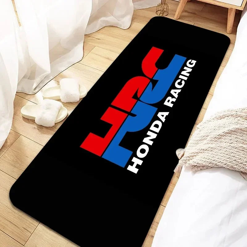 Racing Motorcycle Floor Mat Non-Slip Washable Garage Show Carpet for Motocross
