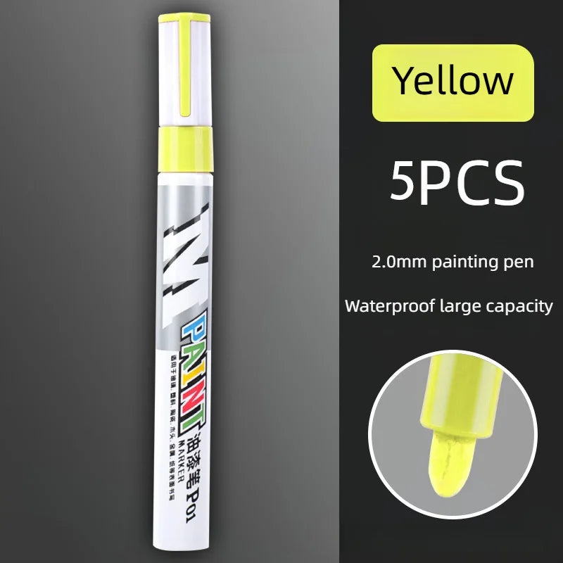 Car Touch-Up Paint Pen with Tire Tread Marker