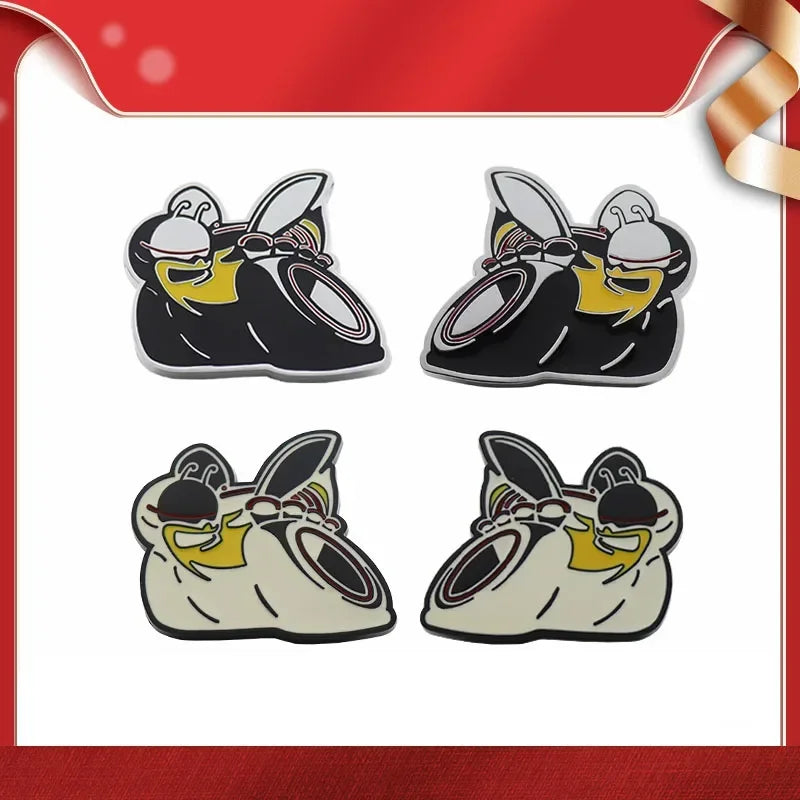 3D Bee Design Fender Sticker Pair for 6.4L Cars