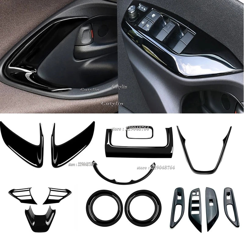 Toyota Yaris Cross 2020-23 Black Window Switch & Steering Wheel Trim