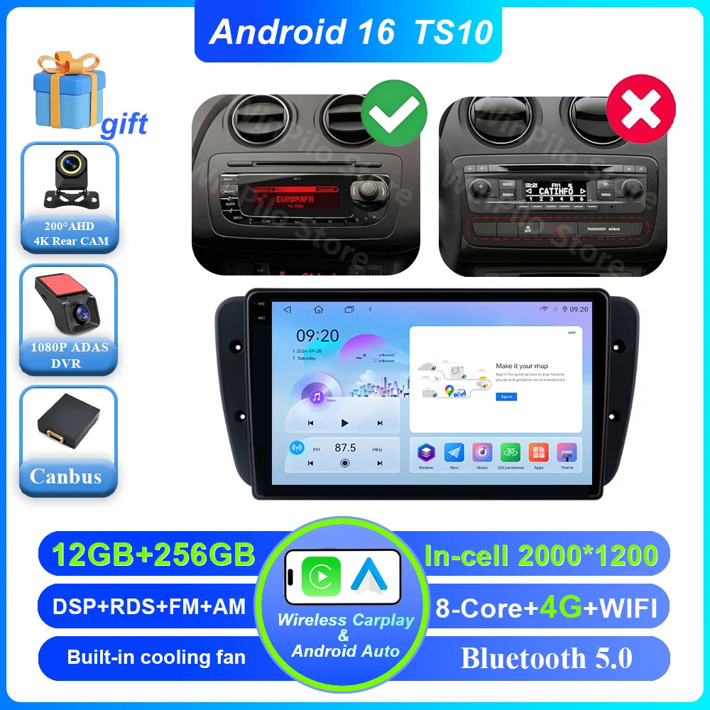 Android Car Radio for Seat Ibiza MK4 2008-2015 | CarPlay & GPS - image 21