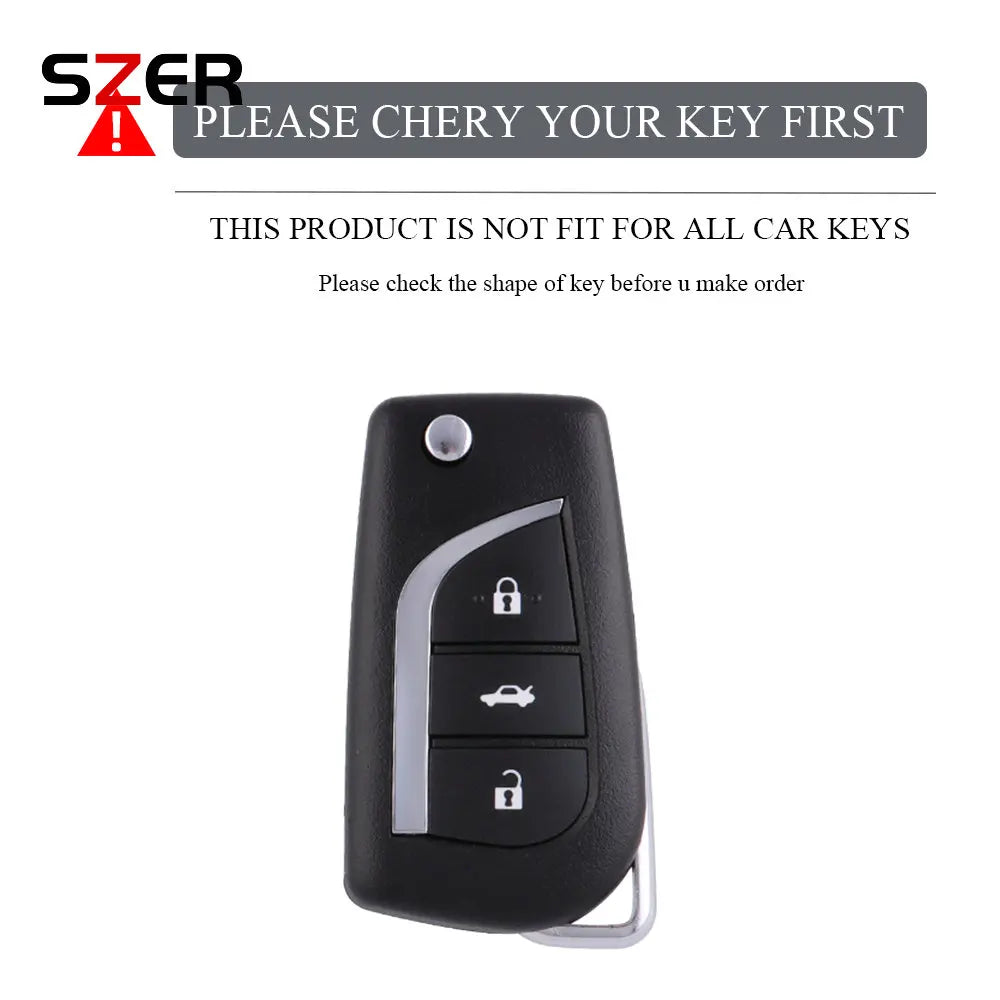 TPU Key Fob Cover for Toyota Camry Corolla RAV4 - Durable Case - image 2