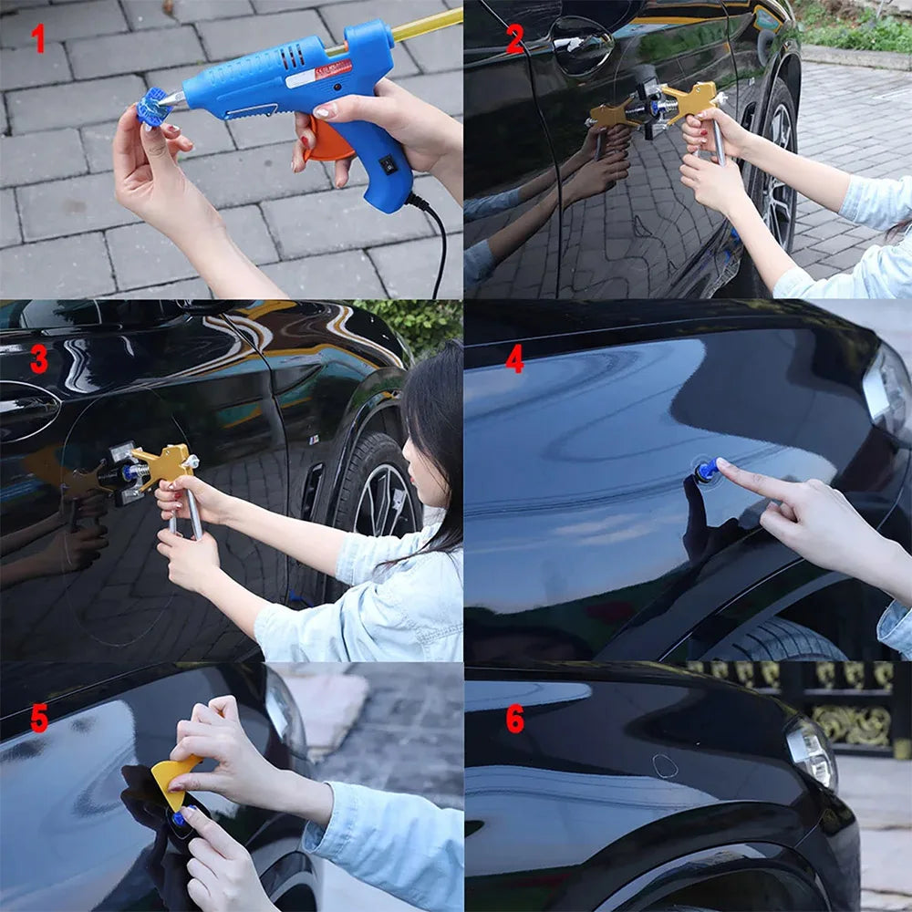 Paintless Dent Removal Kit – Car Dent Puller with Slide Hammer - image 5