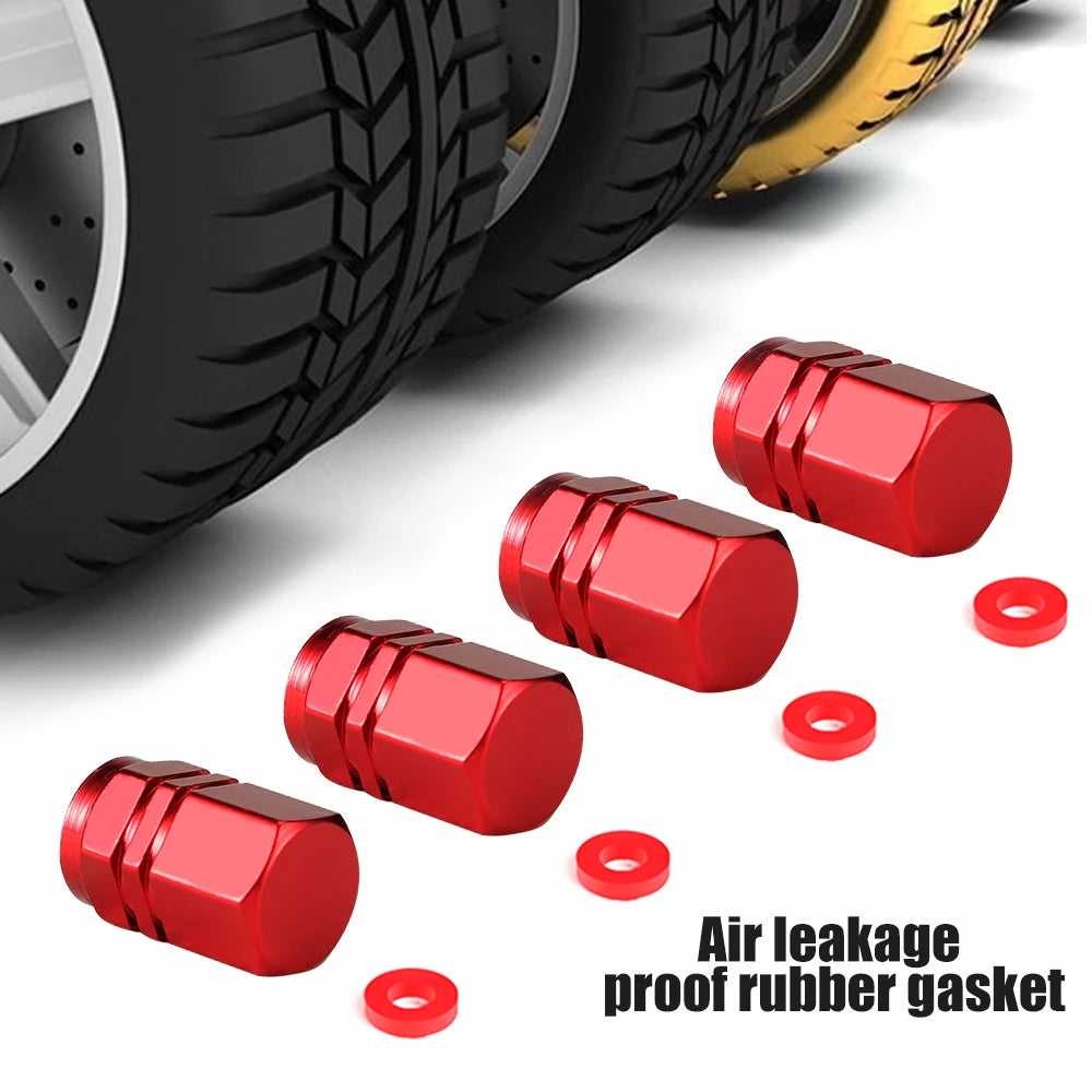 12-Pack Aluminum Tire Valve Caps Universal Fit for Cars & Motorcycles - image 3