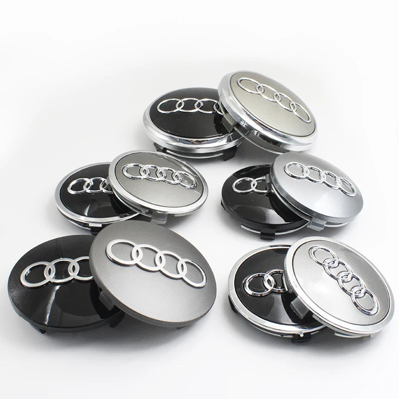 Wheel Center Caps for Audi A3-Q8 & R8, 60-77mm 4-Pack - image 5