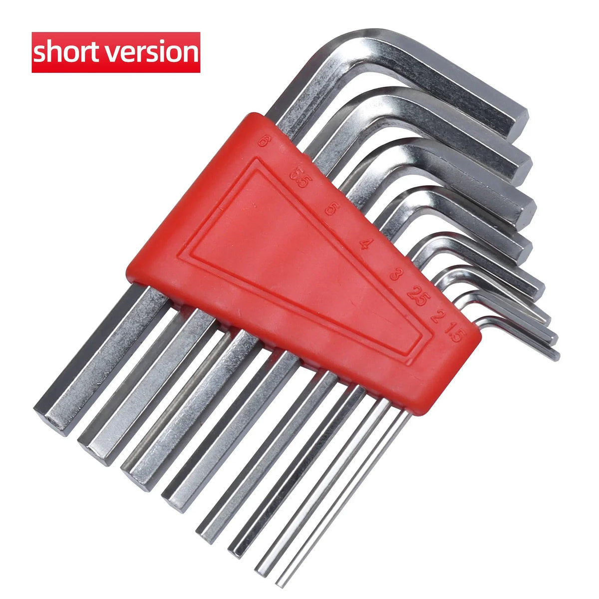 8PCS Allen Key Set Metric and Imperial Compact L-Shaped Hex Wrenches