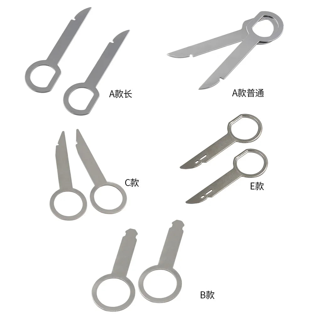 Car Radio Removal Tool Kit for VW Audi Ford - 2 Pieces - image 7