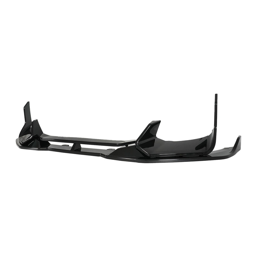 Front Bumper Lip for Kia Stinger (2018-2023) - Glossy Black ABS - image 3