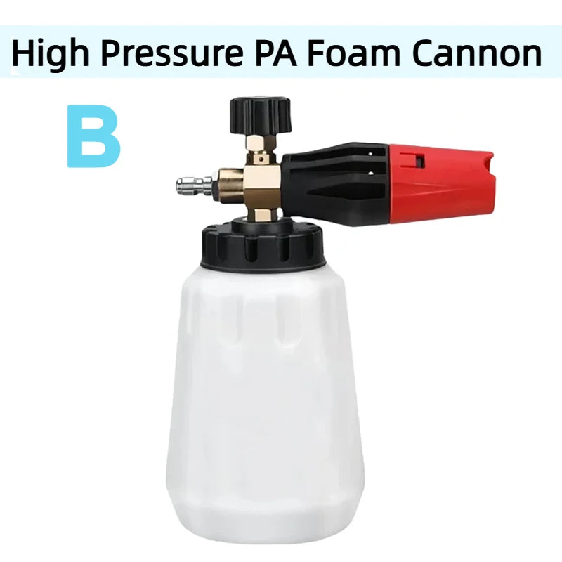 High pressure snow foam cannon, adjustable foam gun for pressure washers