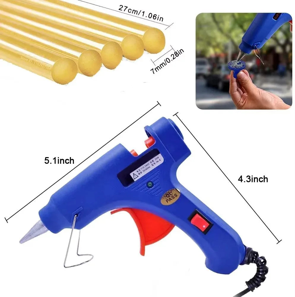 Paintless Dent Repair Kit with Glue Gun and Dent Puller Tabs