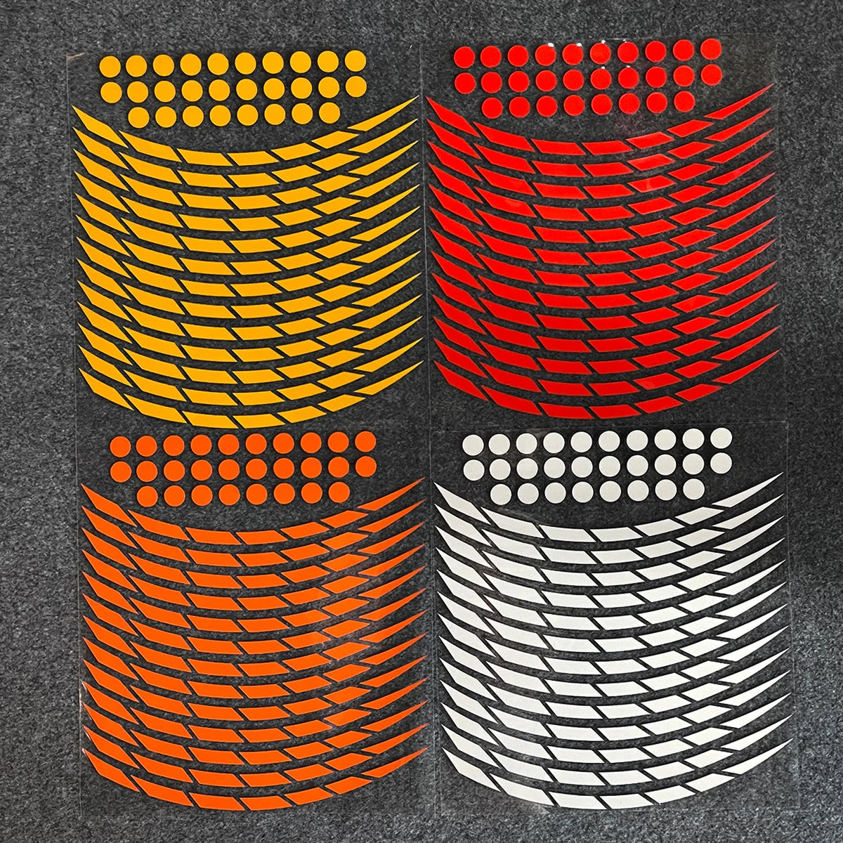 17in Reflective Wheel Rim Stripe Decal Kit for Kawasaki Z900 - view 3
