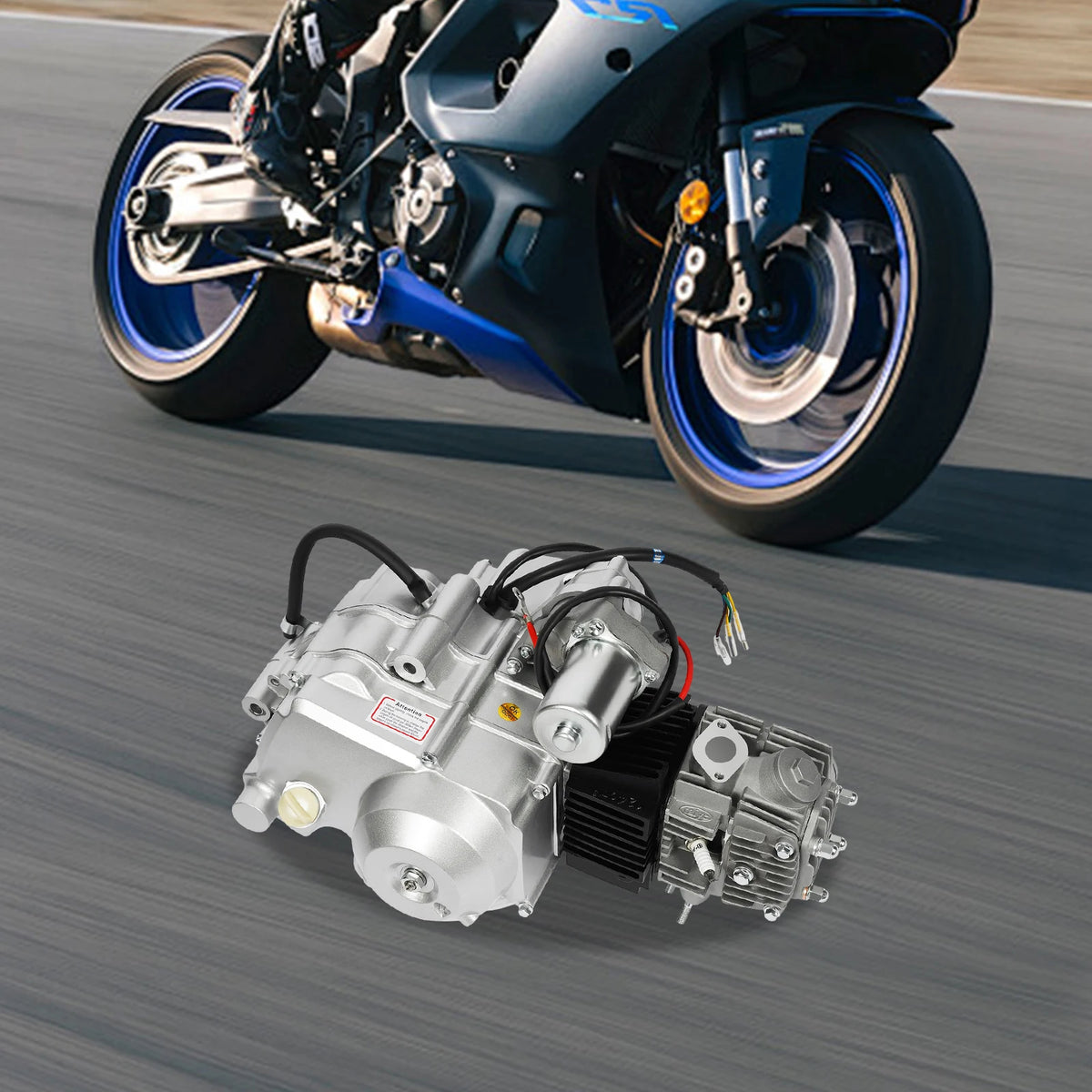 125cc 4-Stroke Engine with Reverse Gearbox for ATV & Go-Kart - image 19