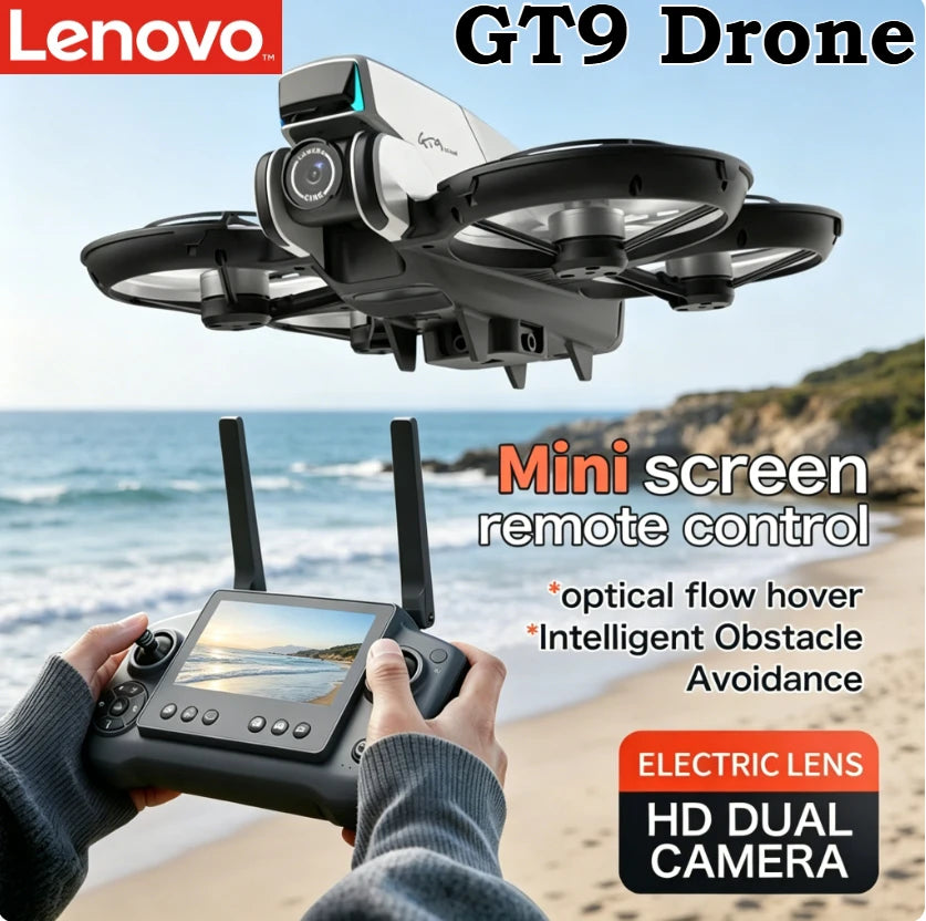 Lenovo GT9 Foldable Drone 4.3" Screen Dual Camera Brushless WiFi