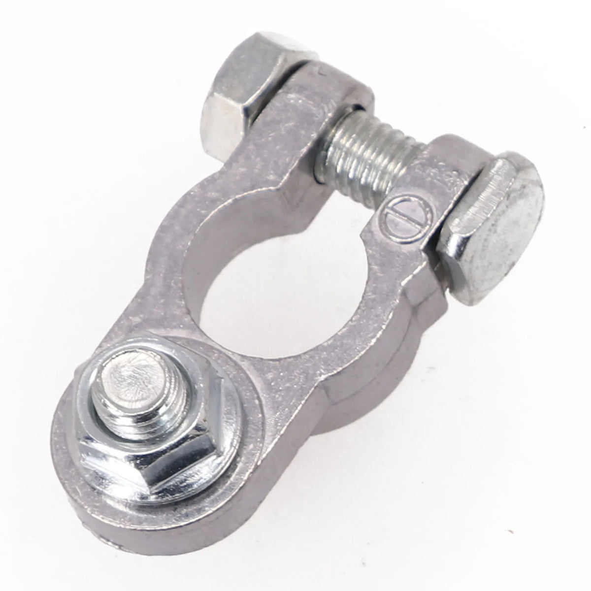 1 Pair Battery Terminal Clamp Zinc Alloy Positive & Negative Pole Auto Car Screw Connector Car Battery Terminal Clamp