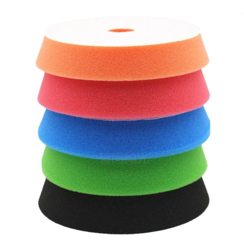 5 PCS 6 inch Car Polishing Pads Sponge Polishing Buffing Waxing Pad Wheel For Car Polisher Buffer Pad Kit Hot Car Washer