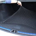 Nylon Car Rear Cargo Net Trunk Storage Organizer - Durable Net for Vehicle Trunk Organization