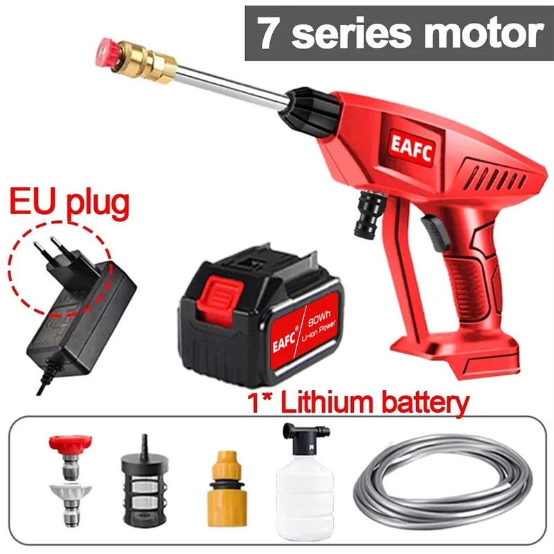 Cordless Pressure Washer 21V Car Washing Gun with Foam Sprayer - image 6
