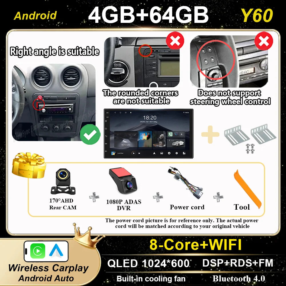 7-inch Android Car Stereo for Seat Ibiza 2000-2007 GPS CarPlay - image 11