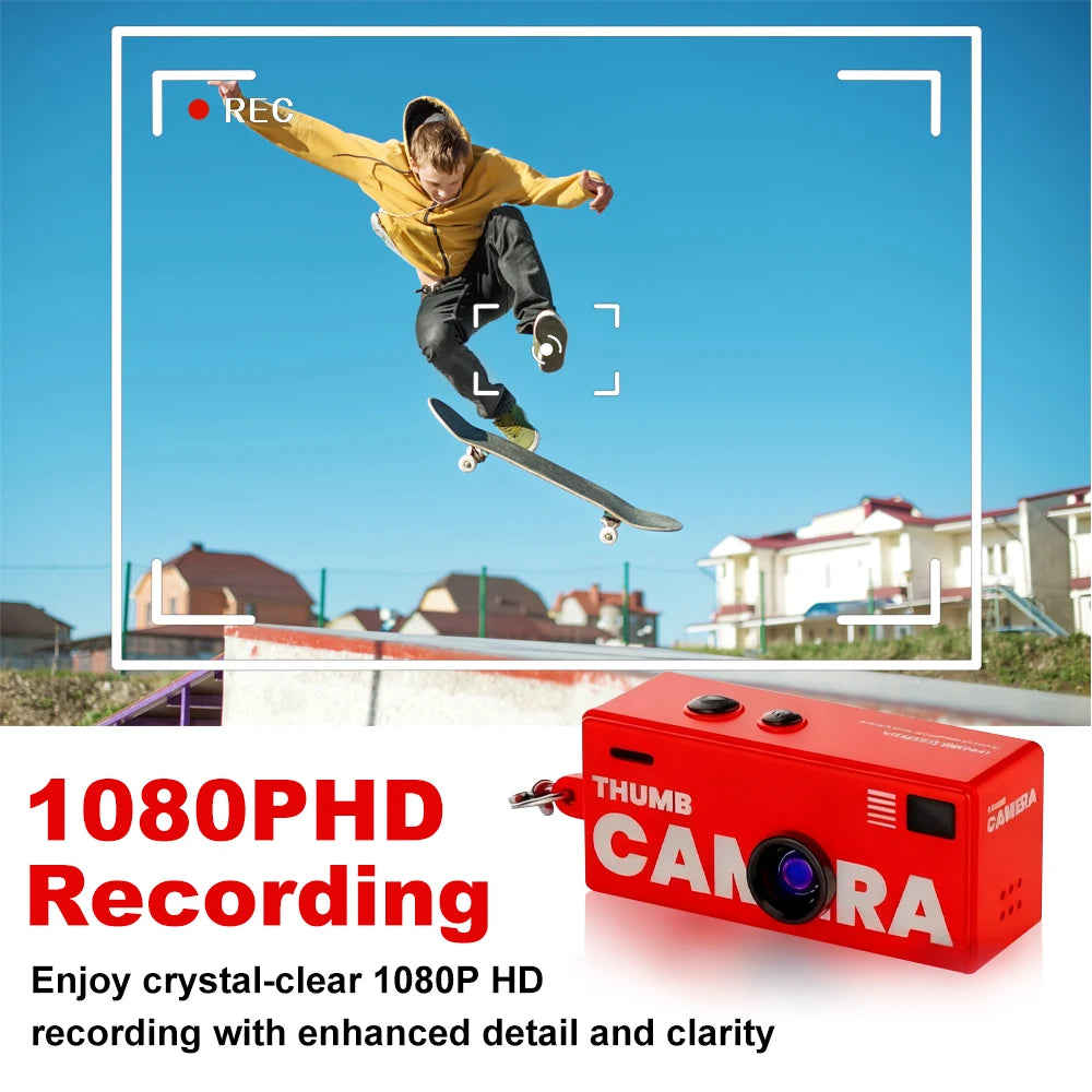 Mini 1080P HD Keychain Camera, Retro Portable Video Recorder - image 6