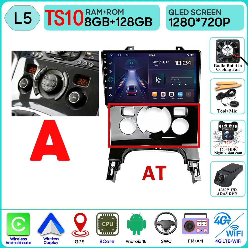9-Inch Multimedia System for Peugeot 3008/5008 with CarPlay - image 26