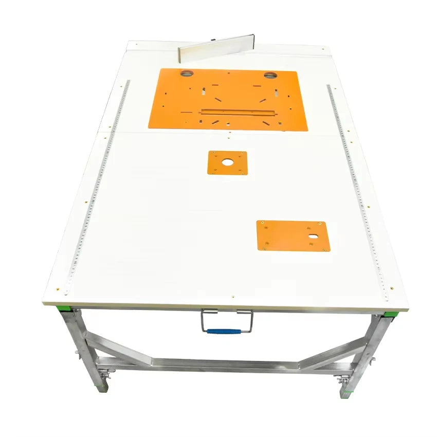 Multifunctional Woodworking Workbench Portable Folding Saw Table for DIY 80x120cm