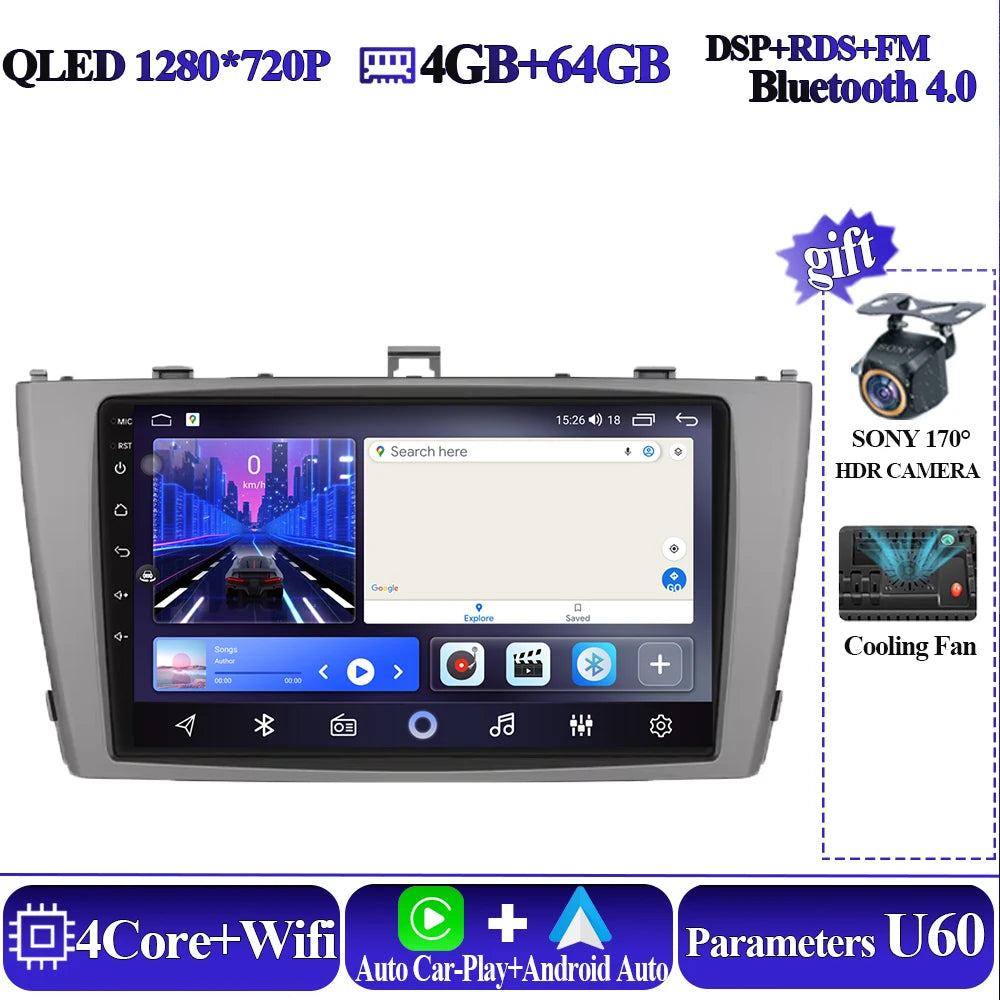 Toyota Avensis T27 9 Inch Android Car Stereo Wireless CarPlay - image 18
