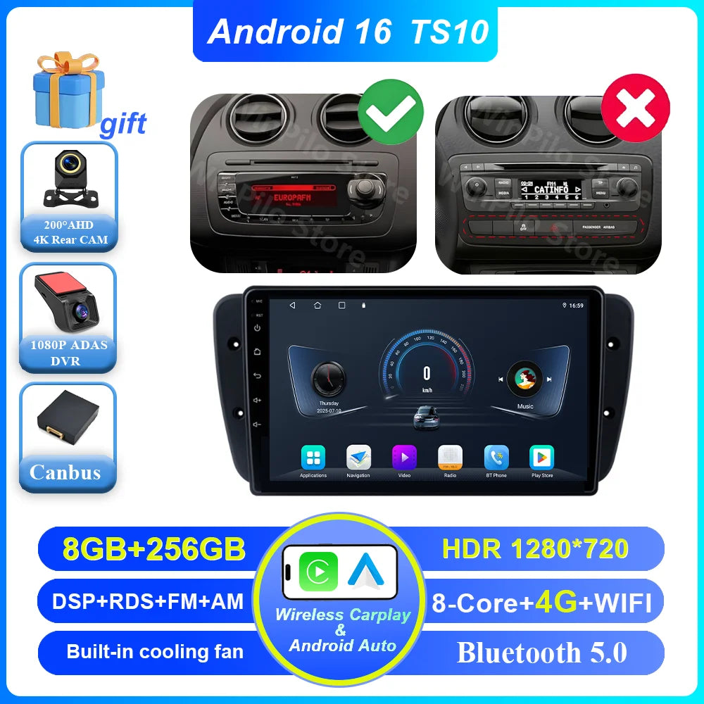 Android Car Radio for Seat Ibiza MK4 2008-2015 | CarPlay & GPS - image 19
