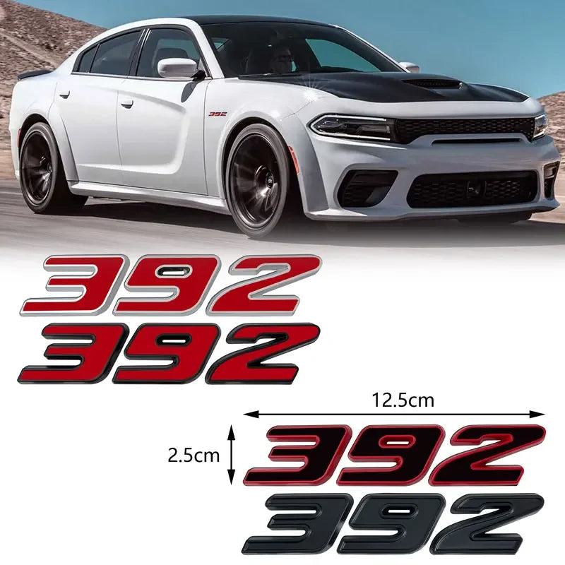 3D Metal Engine Size Car Sticker for Dodge, Jeep, Ford and Toyota