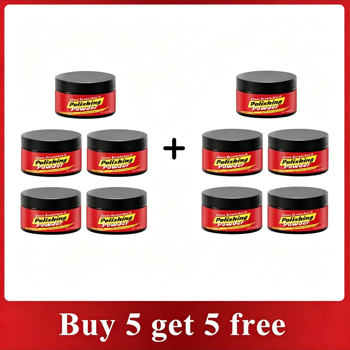 Car Glass Scratch Repair Polishing Powder for Window Surfaces