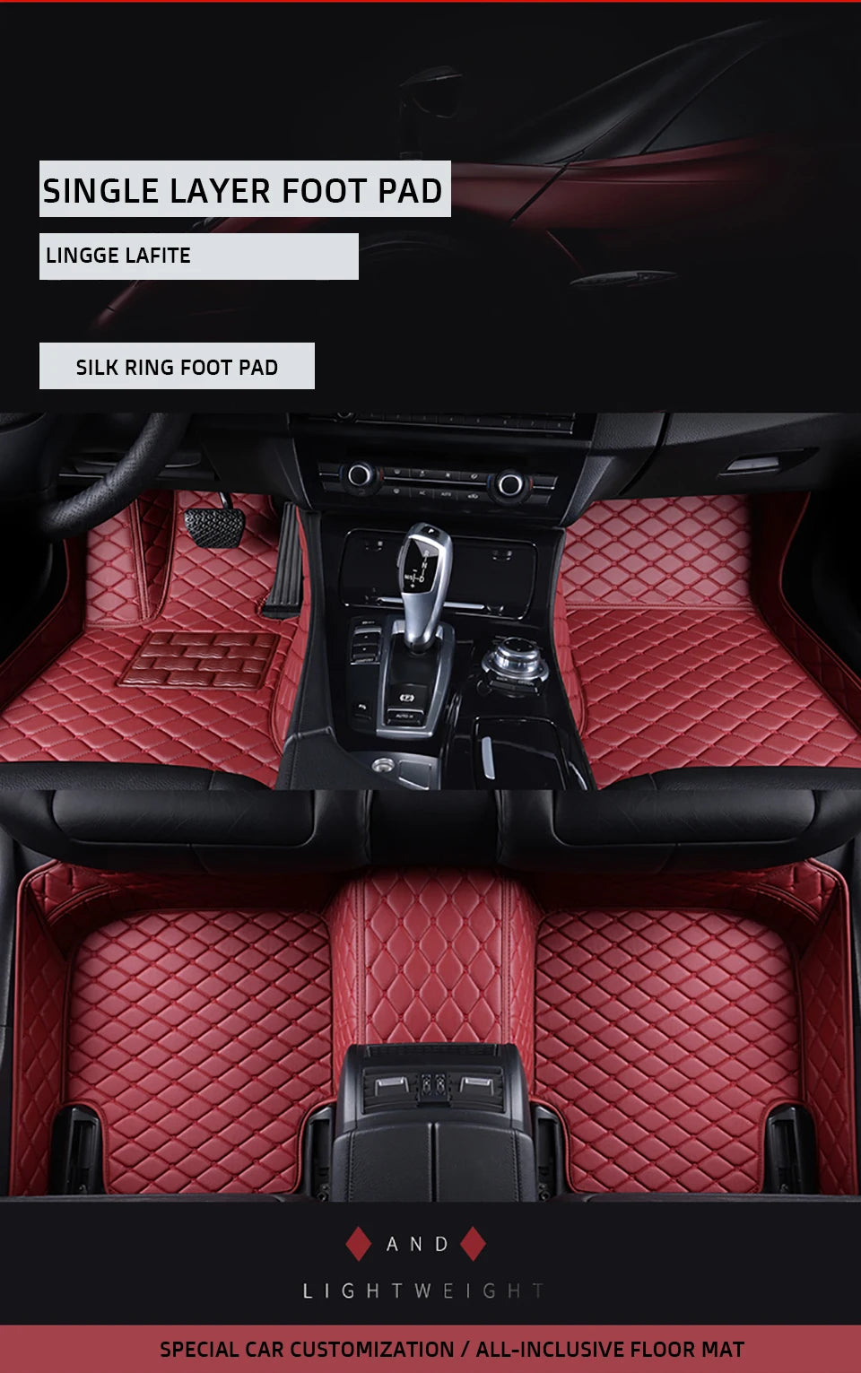 Ford F-150 Custom Fit Leatherette Floor Mats - image 16