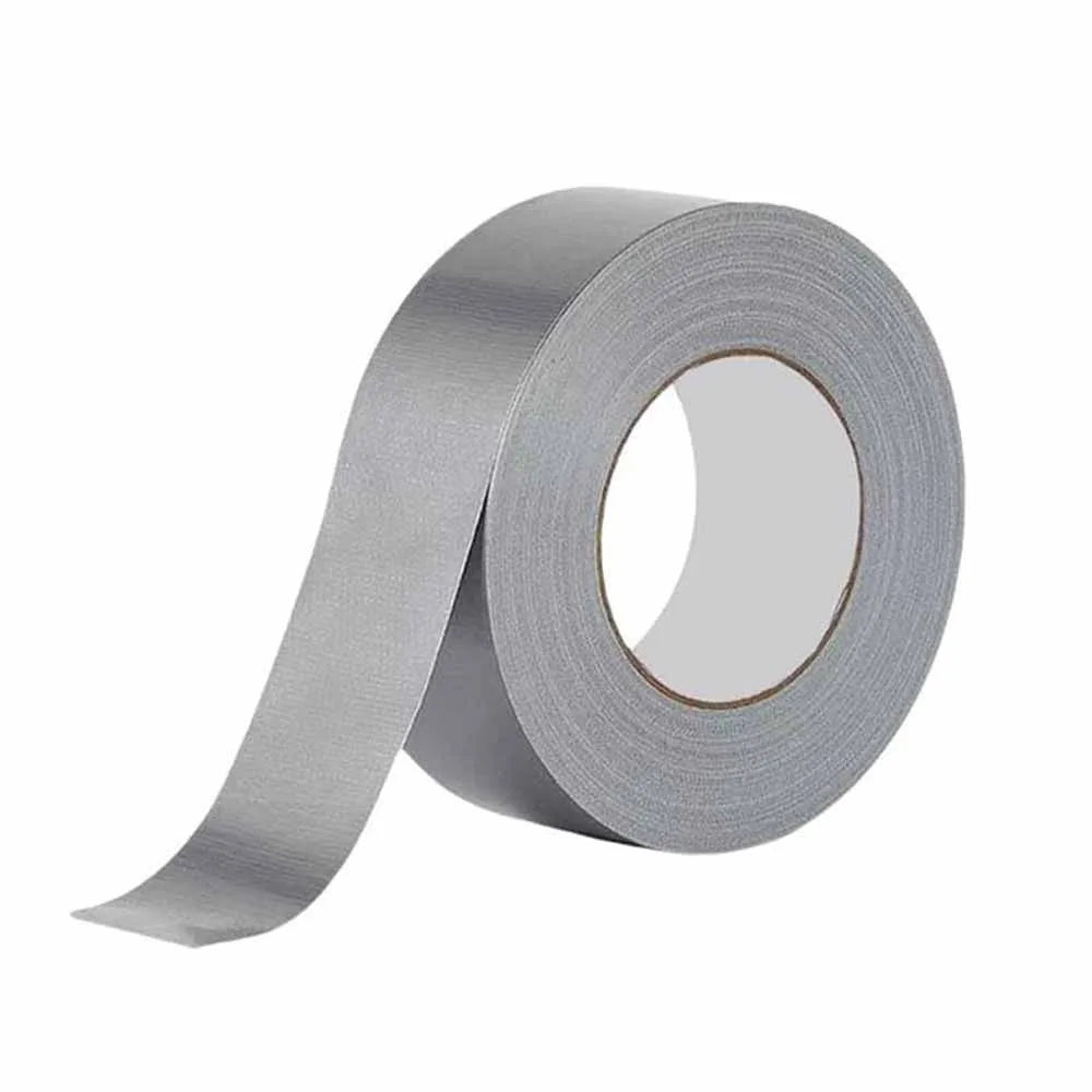10m Silver Heavy Duty Gaffer Tape Waterproof Strong Adhesive Hand Tearable Duct Tape